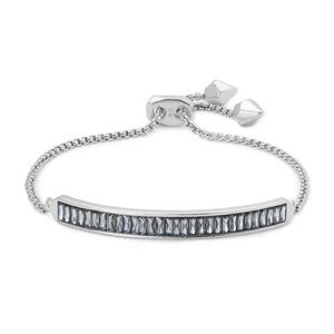 New - Kendra Scott Jack Adjustable Silver Chain Bracelet with Crystals